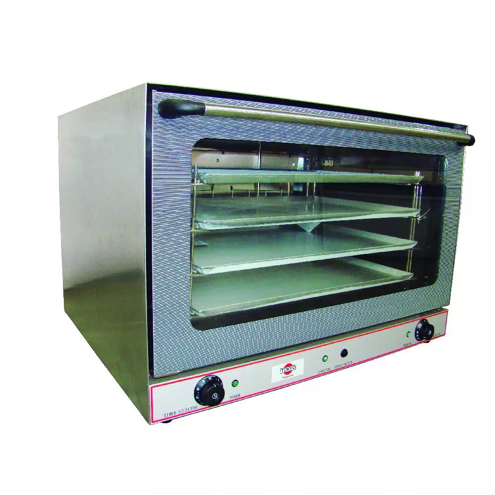 HORNO CONVECTOR ELECTRICO TOKYO IND MOD YXD-8A VAPOR 4BAND INOX 50-300C 220V/50