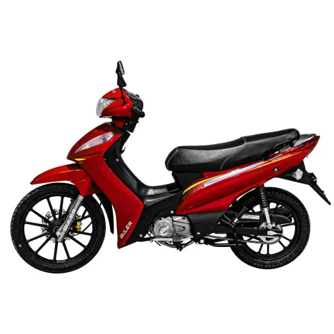 Motocicleta Buler Urban 125cc con Aleación - Rojo
