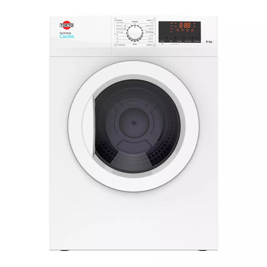 SECARROPAS TOKYO CECILIA TOK9CECI 9KGS BLANCO C/DISPLAY LED