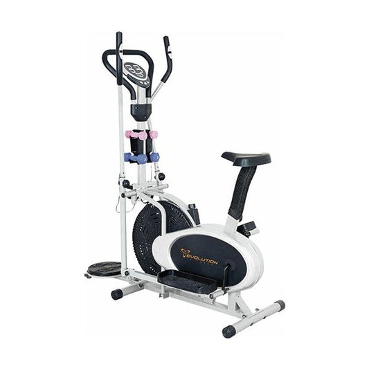 ELIPTICO RESIDENCIAL CON ASIENTO EVOLUTION FITNESS MOD EL651 4MANCUERNAS TWISTER
