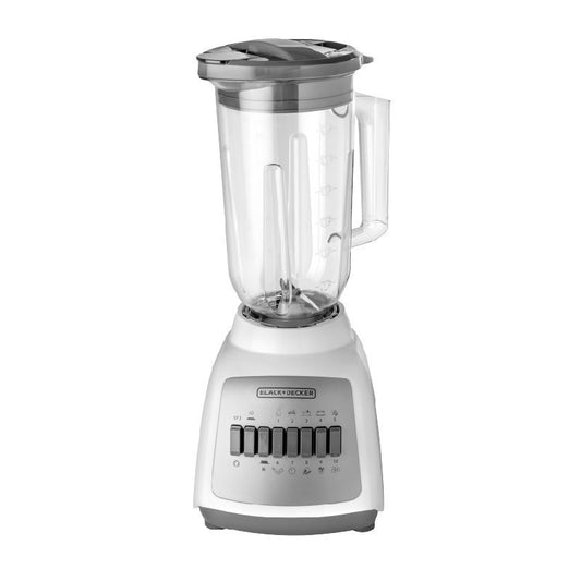 LICUADORA B+D DURAPRO BLANCA BLBD210PW-CL JARRA DE ACRILICO 1.5 LTS 10 VELOCIDADES 550W