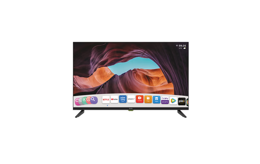 Televisor Kolke 32sm Whale 3.0  y de regalo set x2 pzas asador tenedor/cuchillo mang madera y vaso albirroja