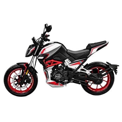 Motocicleta Buler Super Sport 200 cc c/ Aleación Naranja - Rojo