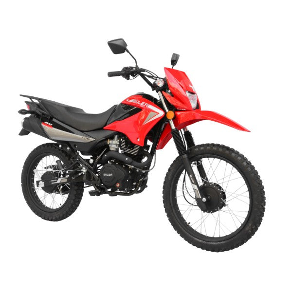 Motocicleta Buler Trail TRL 200 cc c/ Rayos Negro - Rojo - Azul