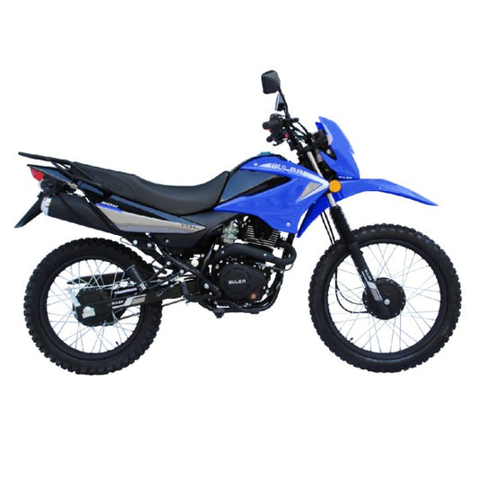 Motocicleta Buler Trail TRL 200 cc c/ Rayos Negro - Rojo - Azul