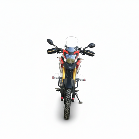Motocicleta Buler Rally 250 cc Blanco / Naranja - Rojo