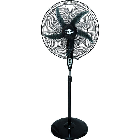 VENTILADOR TOKYO DE PIE NEGRO BRAVISIMO 3 VEL.20-BASE REDONDA